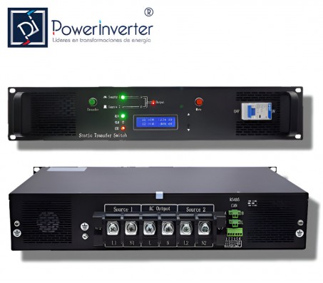 ATS SCR - RACK ESTATICO AUTOTRANSFERENCIA 220VAC  